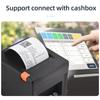 80-mm-USB+LAN-Belegdrucker, POS-Drucker mit automatischer Schneidevorrichtung, Desktop-Thermodirektdruck