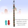 Colorful Ukulele Straps Thermal Transfer Ribbon Ethnic Style Practical Little Guitar Belt Musical Instrument Accessory