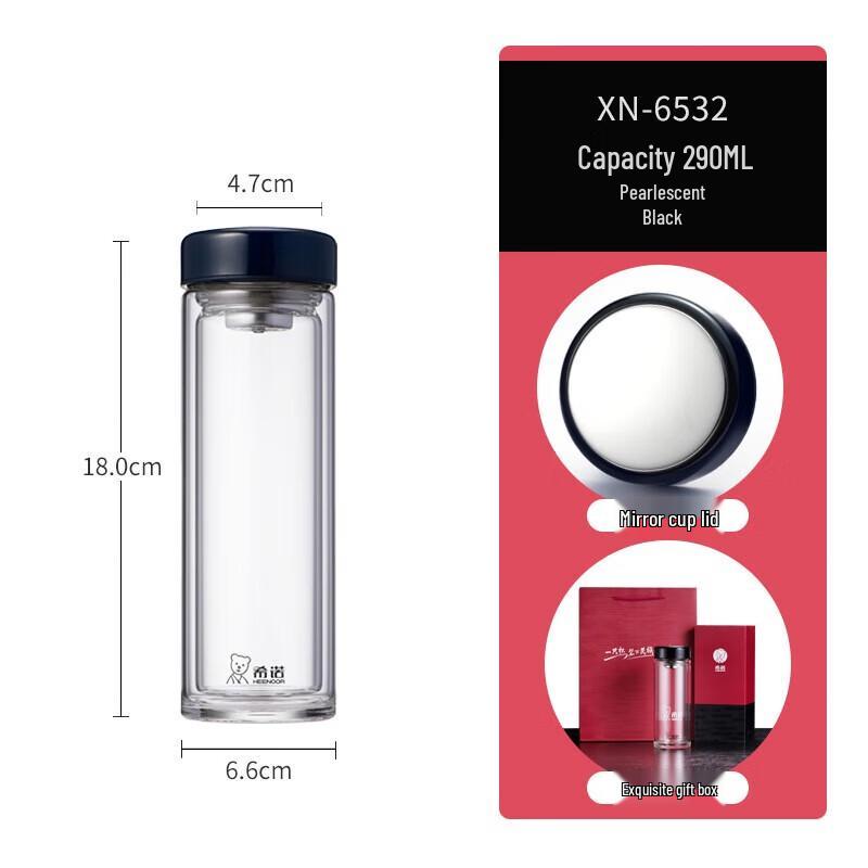 Xeno Double-Layer Glass Mug