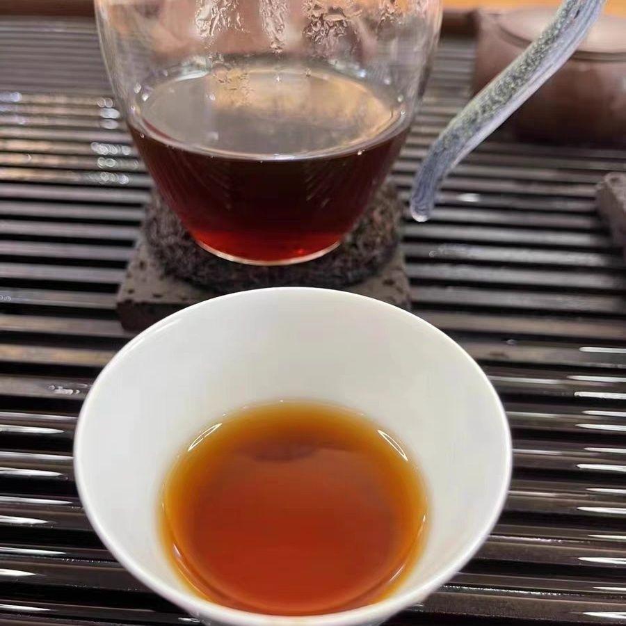 Yunnan Pu'er Ripe Tea Hong Kong Return Commemorative Brick 500g