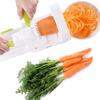 Multifunctional Hand Crank Grater 4 Blades Zucchini Noodle Maker Vegetable Spiralizer  Potato