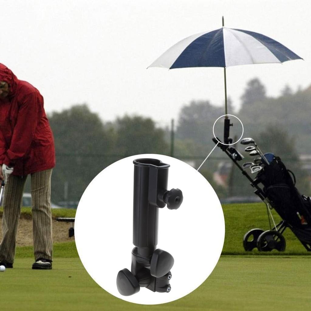 Golf Cart Umbrella Stand Convenient Golf Umbrella Holder Umbrella Clip Mounting Attachment Golf Club Accessories
