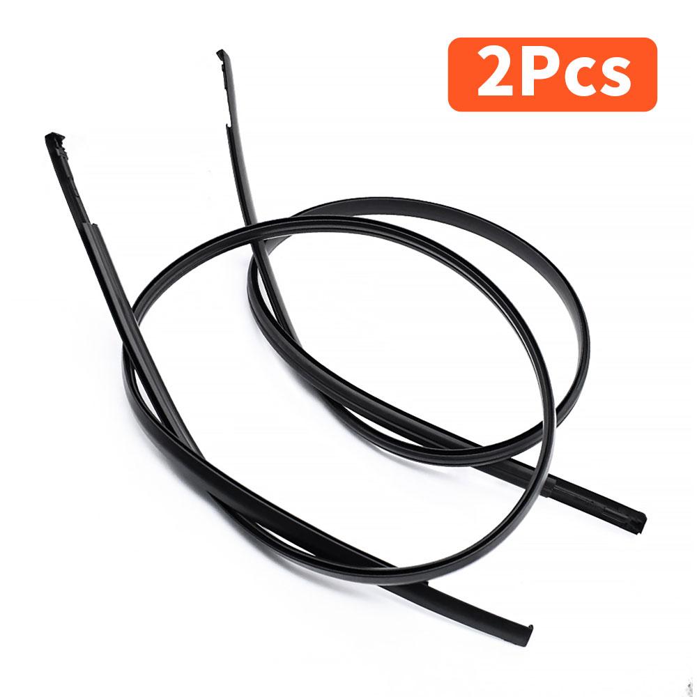 136cm 1Pair Left Right Side Car Roof Trim Molding Strips Rubber Fit for Toyota Corolla 2009 2010 2011 2012 2013 Black 2Pcs