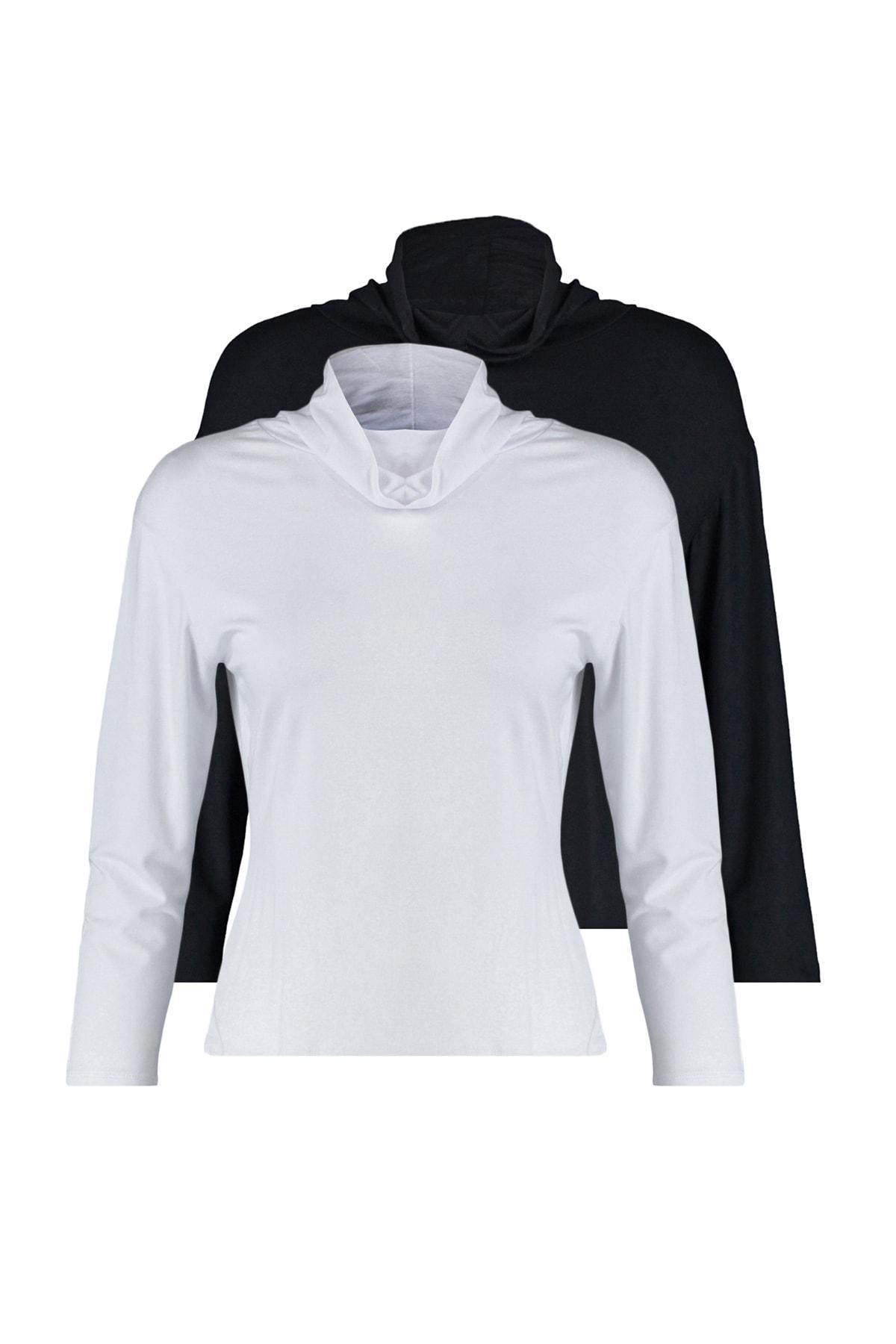 

Блузка - Черный - Slim fit