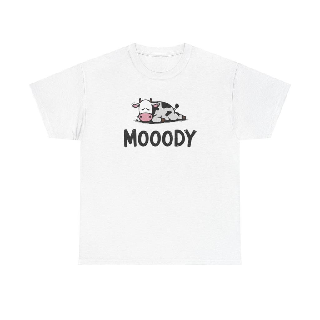 Men's and Women's T-shirts Moody Cow