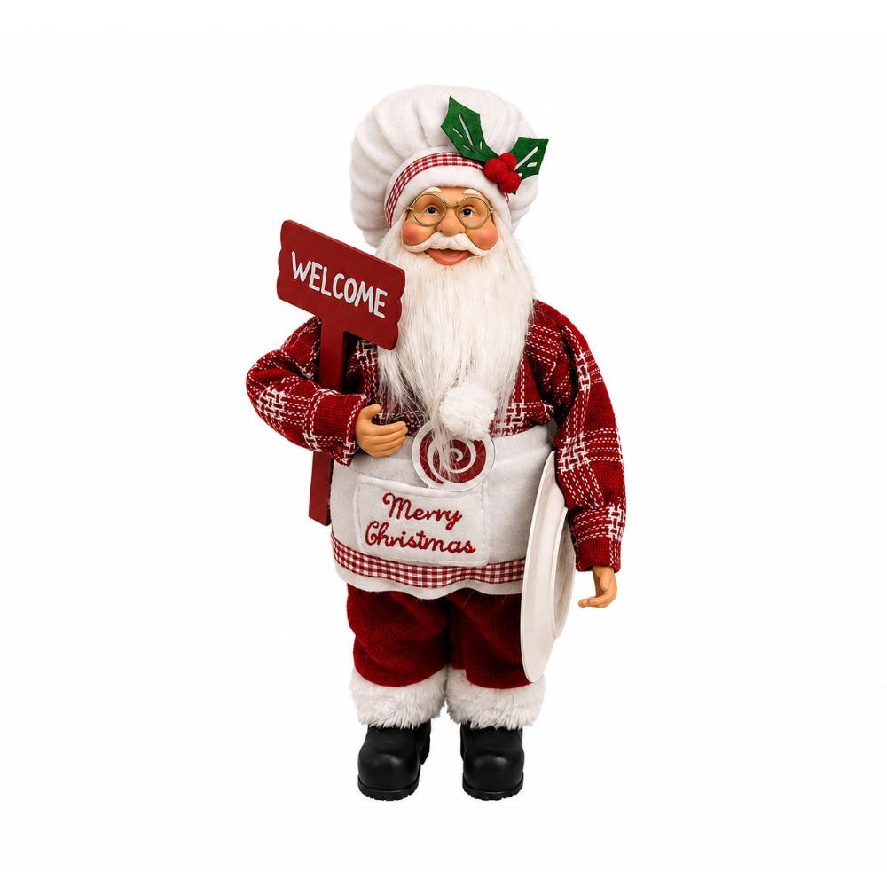 Cute Santa Claus Doll Creative Christmas Ornament Standing Santa Doll Christmas Gifts