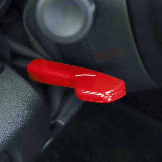 For Dodge Ram 1500 19-2025 ABS Red Steering Wheel Adjust Switch Decor Cover Trim