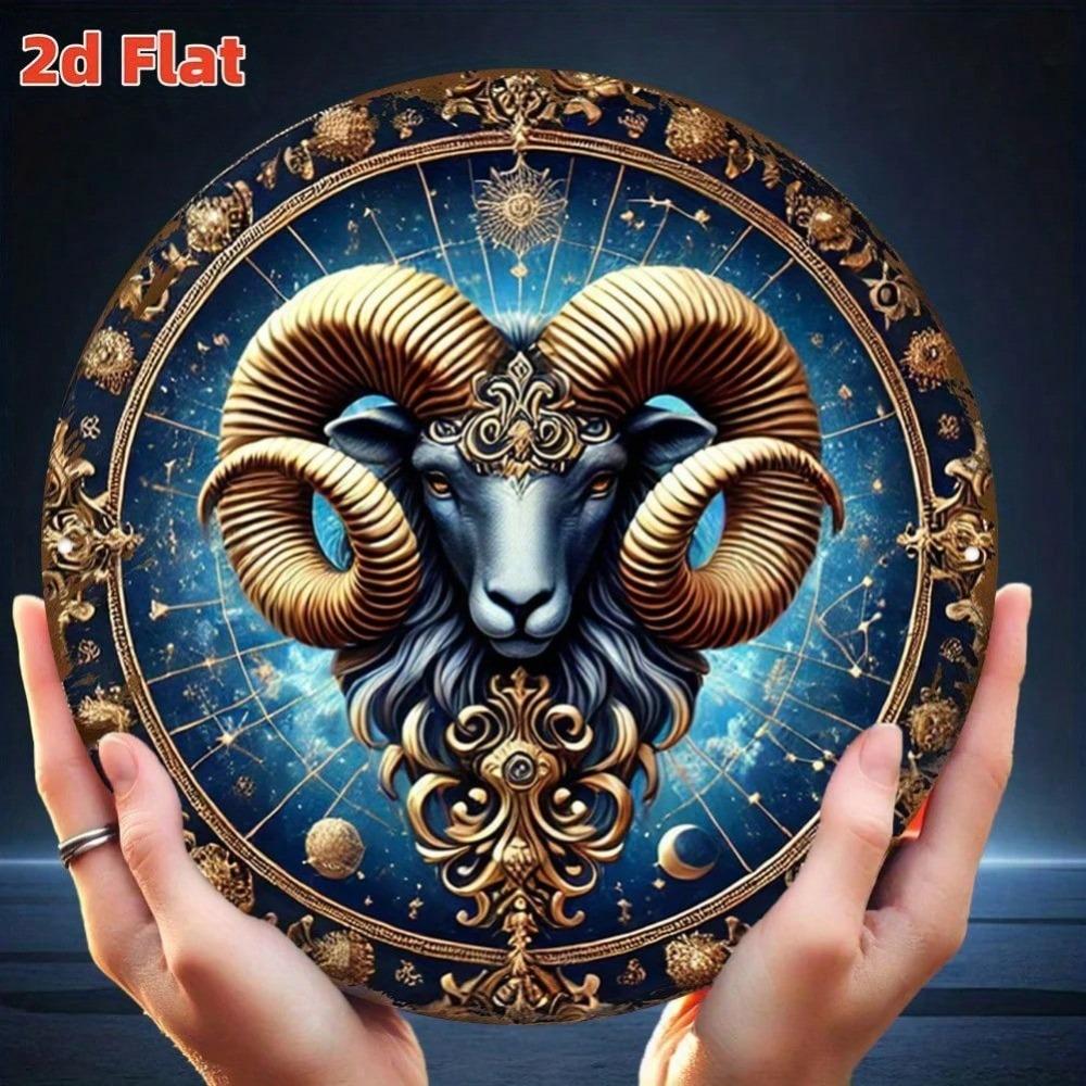 Metal Wall Art Sign 2D Wall Decoration Gift for Home Halloween Indoor Outdoor