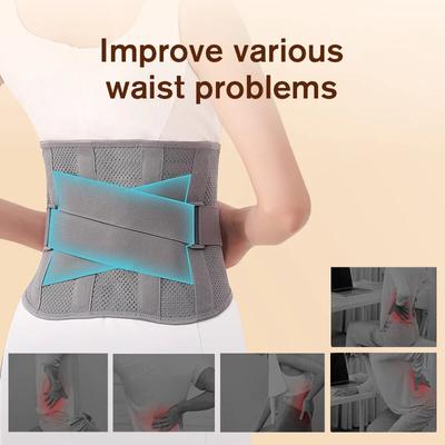 Adjustable Breathable Lumbar Pad Orthopedic Lumbar Back Belt Waist Support Man Woman Lumbar Spine Strap For Gym Pain Relief