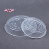 10Pcs round Flower Pot Trays Clear Plastic Plant Saucers Desktop Trash Storage Bases for Home Garden
