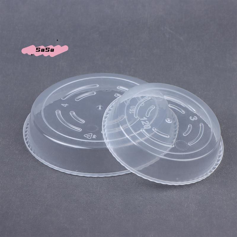 10Pcs round Flower Pot Trays Clear Plastic Plant Saucers Desktop Trash Storage Bases for Home Garden
