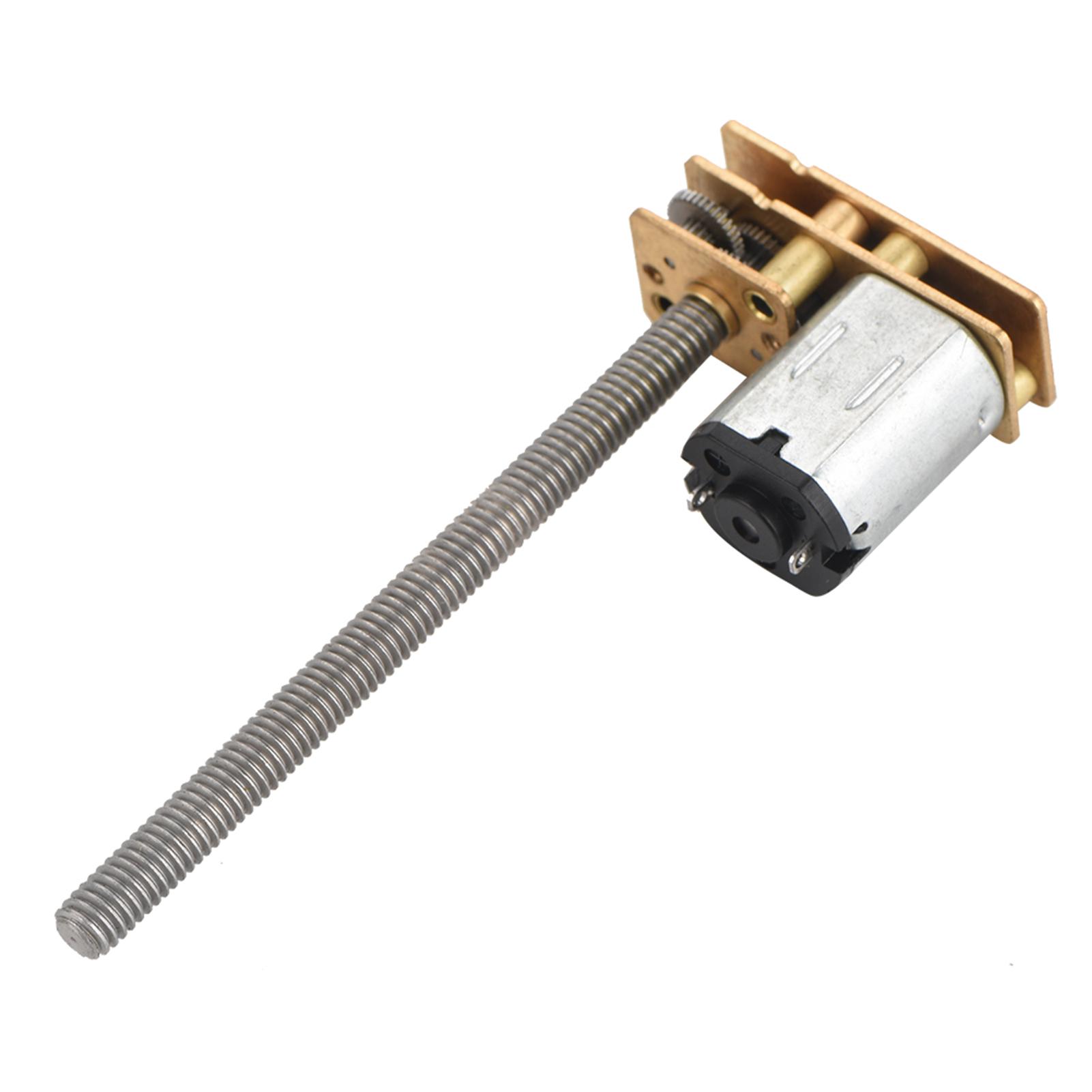 1024GA20   6VCelsius12V Filetage   Moteur à engrenages N20 Arbre M4 x 55mm (6V 30 tr/min)