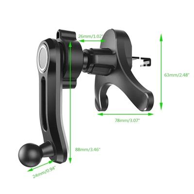 2025 Car Phone Holder 17mm Ball Head Base Car Air Vent Clip  Car Phone Holder Dashboard Support Stand Phone Accessory