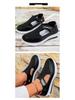 Women's Plus Size Casual Mesh Wedge Heel Shoes with Magic Tape