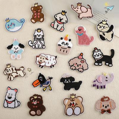 Wappen Embroidery Label Original Cartoon Animal Cute Patch Embroidery DIY Accessories Patch Cloth Sticker