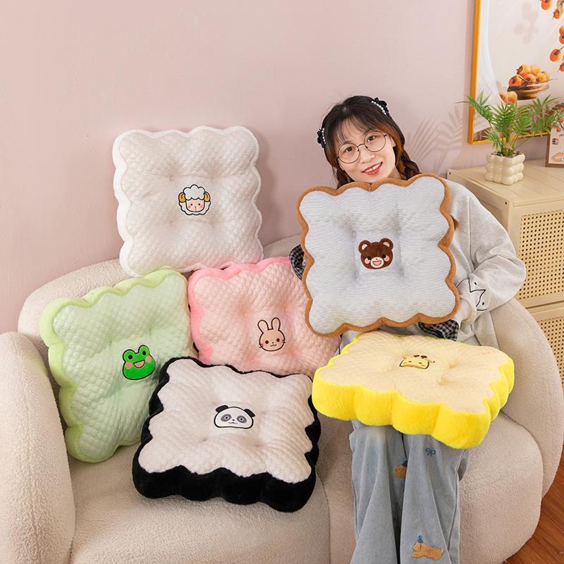 Ice Doudou Seat Cushion Office Chair Seat Cushion Summer Sedentary Student Stool Seat Cushion Ground Car Butt Fart Cushion