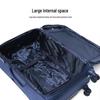 Large-Capacity Oxford Cloth Luggage Set with Shock-Absorbing Lock, 3-Piece Trolley Case for Men & Women