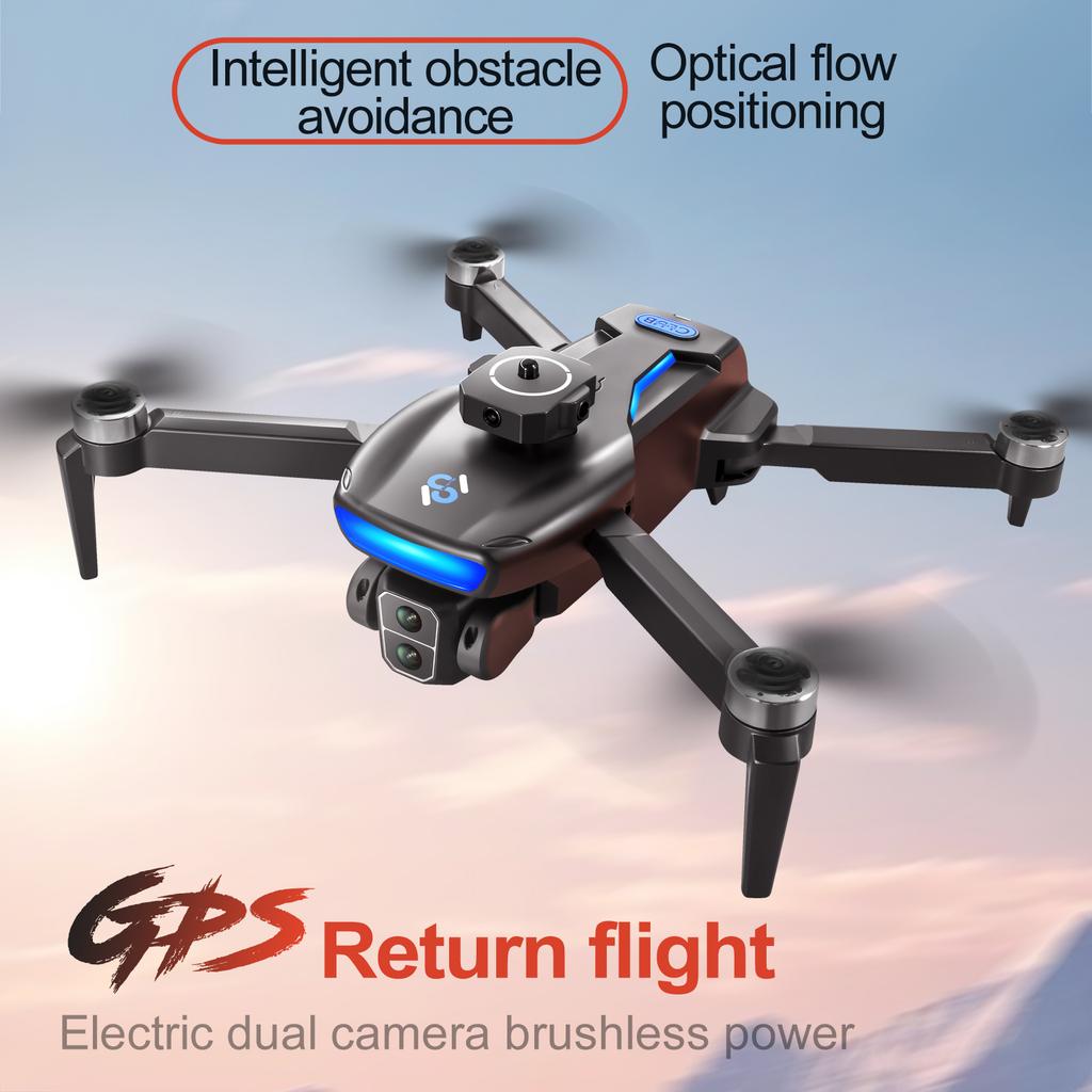S181 GPS Drone 4K Professional HD Dual Camera 5G Wifi Photography Brushless Foldable Quadcopter RC Distance 1.2KM Drones 360° Obstacle Avoidance Toys