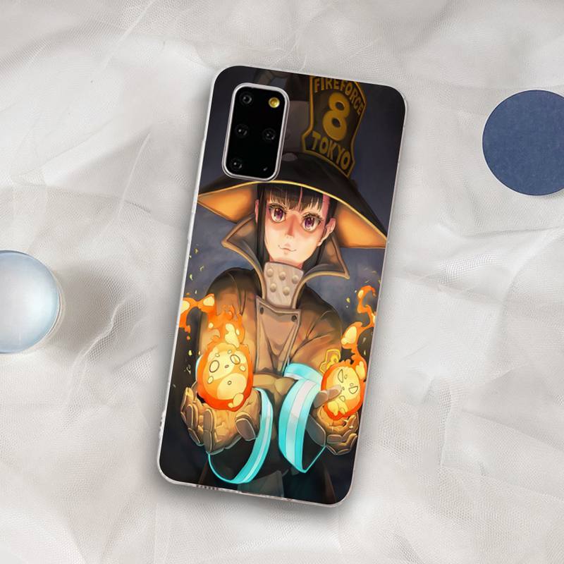 Fire Force Phone Case for Samsung S21 A10 for Redmi Note 7 9 for Huawei P30Pro Honor 8X 10i Cover
