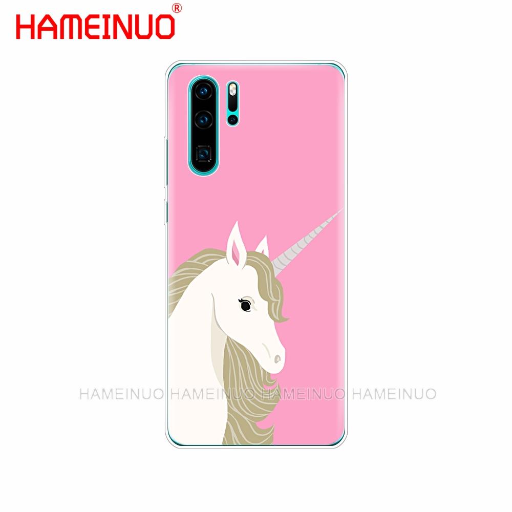 Silicon Phone Cover Case for Huawei P30 PRO LITE P SMART 2019 Plus P Smart Z P20 Lite 2019 Rainbow Lovely Unicorn
