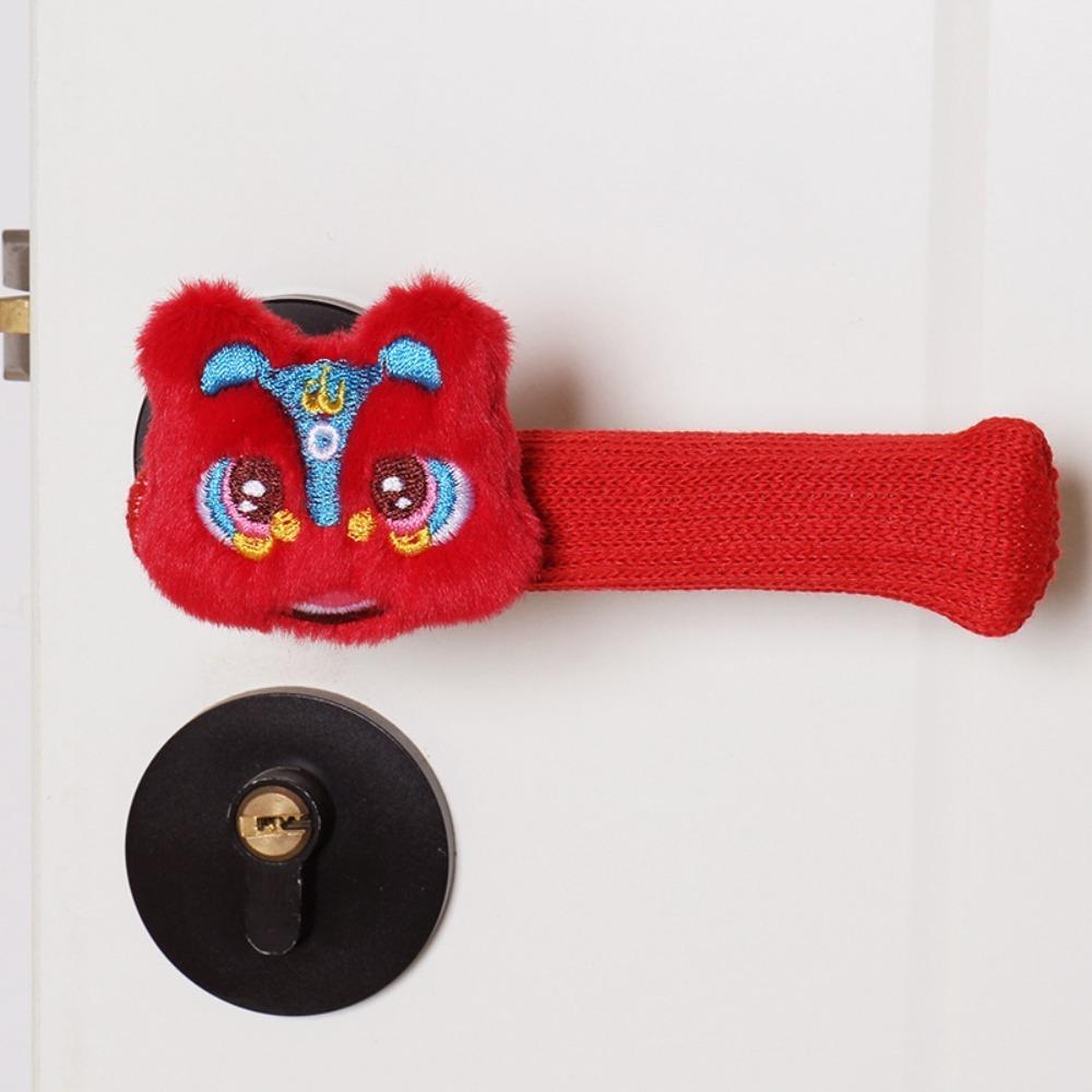 

Ручка двери фонаря Кои Перчатка Лун Китайский Новый год Накладка на дверную ручку Защита стен Style 2