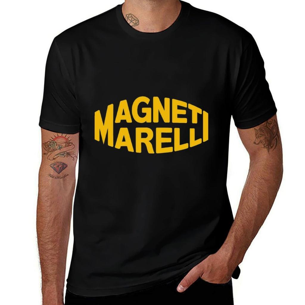 Magneti Marelli T-Shirt Vintage Print Rundhals-T-Shirt