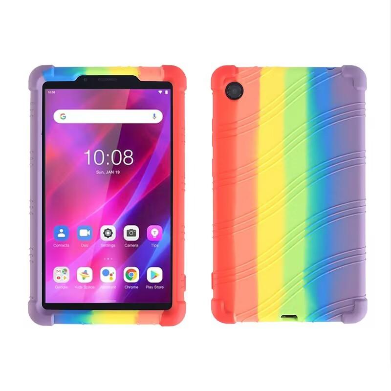 Silikon Rückseite für Lenovo Tab M7 3. Gen Hülle Weich Stoßfest Funda für Lenovo TB-7306F TB-7306X TB-7305F TB-7305X TB-7305I