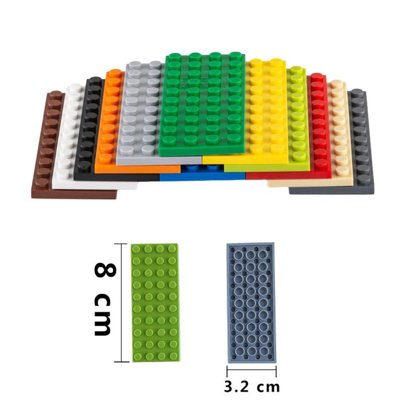 Non-Toxic 10Pcs Moc 3030 Plate 4X10 Brick Building Blocks Classic Parts Diy Building Block Compatible With Creative Construction Toys