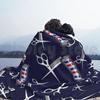 Barber Shop Pattern Hair Stylist Fashion Blanket For Sofa Bed Travel Barber Birthday Barber Barber Inspired