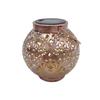 Wrought Iron Hollow Solar Lamp Outdoor Garden Courtyard Layout Lamp Peony Flower Projection Lamp Portable Hanging Lantern Landscape Decorative Lamp