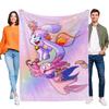 Billie Bust Up Flannel Blanket Soft Bed Sofa Throw Birthday Gift All Season Use