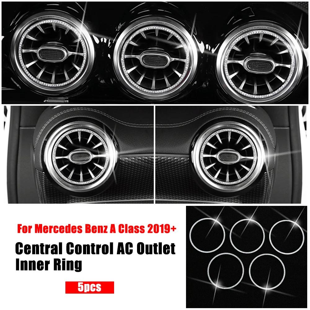 For Mercedes Benz A Class W177 - A180 A200 A220 A250 A35 AMG Center Console Trim Diamond Cover Crystal Sticker