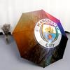 Manchester City Football Club2pattern, automatic folding umbrella, portable and foldable design, 8 ribs, a Christmas or birthday gift.