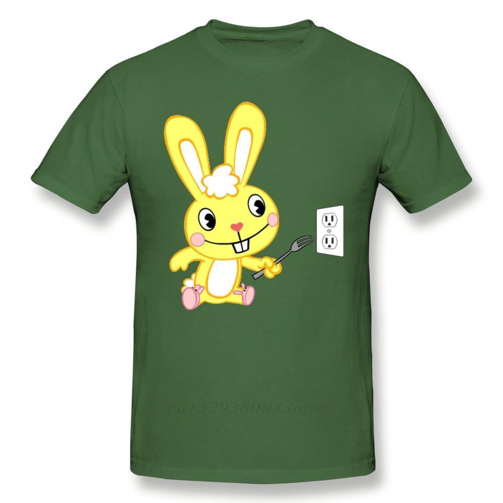 

Футболка Happy Tree Friends Футболка Happy Tree Friends Кідлз Мультяшний Принт Бавовняна Футболка з Коротким Рукавом Оверсайз Весела Футболка M