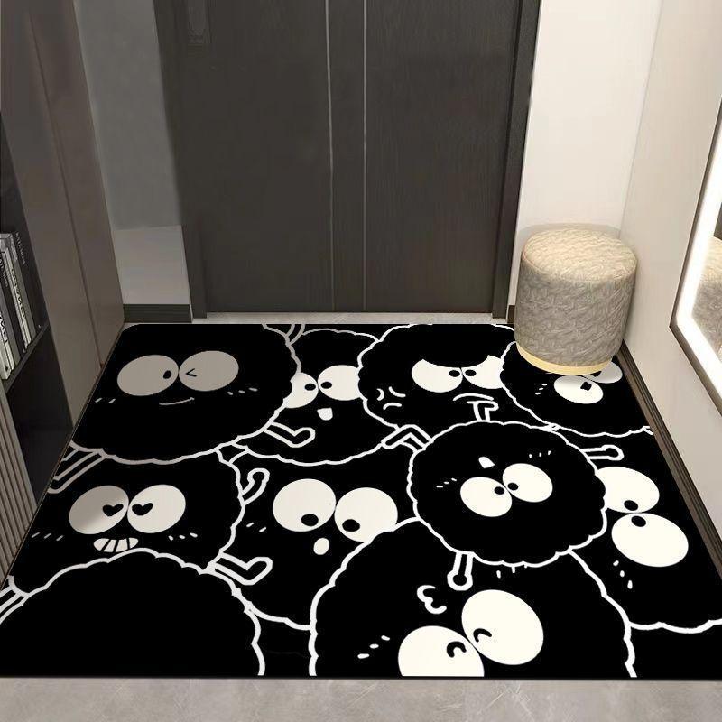 Modern Simple Bathroom Floor Mat Door Absorbent Non-slip Foot Mat Household Bathroom Mat Toilet Sink Carpet