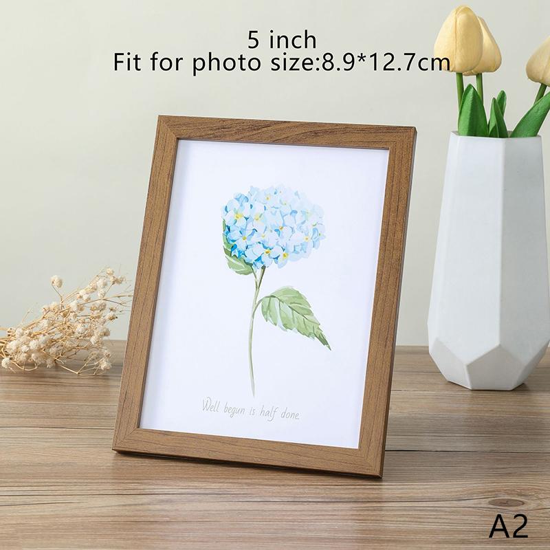 Holz Kleiner Fotorahmen zum Aufhängen 9X13 10X15Cm Holz Bilderrahmen Ständer für Bilder Fotodeko Erinnerungsgeschenk