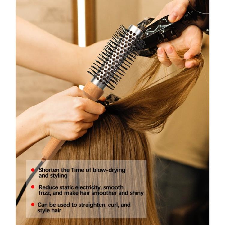 Fast Blow Drying Aluminum Hairbrush With Hollow Design For Efficient Heat Management For Everyday Hair Styling