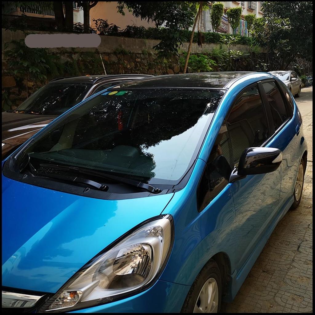 Car Styling Honda Fit Jazz 2008-2013 GE6 GE8 Door Side Wings Rearview Mirror Cover