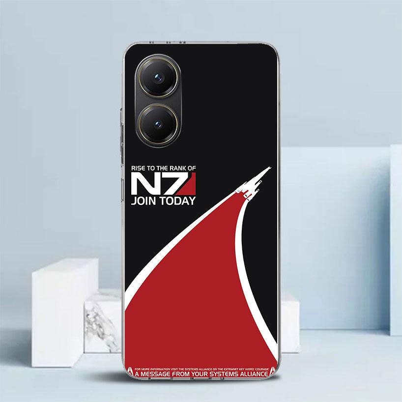 N7 Mass Effect Soft Cover for Xiaomi Poco F7 Ultra X7 X6 X5 Pro M7 Phone Case Redmi 15 15C 13 13C 12 12C 10 10C Print Shell Poco