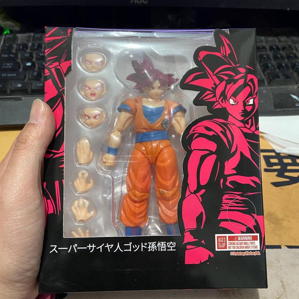 New Hot Dragon Ball Collection: Wukong Realm King Fist Vs. Rustrans Super Saiyan Handheld Ornament Collection Gift For Kids