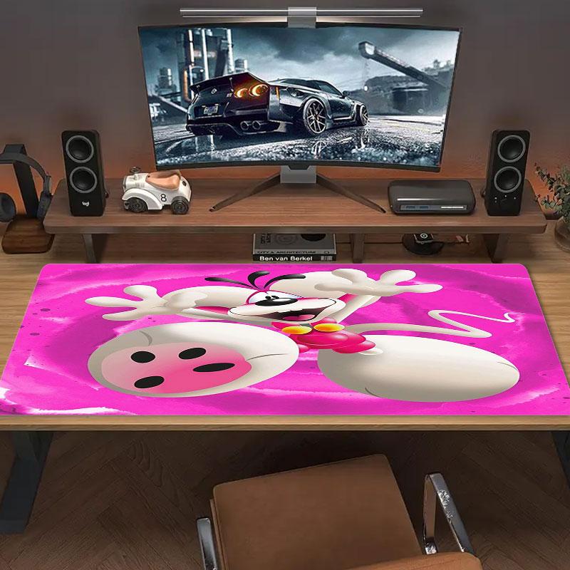 Diddl Large Size Mouse Pad Large Gaming Table Cushion Non-slip Laptop Tablet Big Mousepad XXL Mat Mini PC Playmat With Lock edge