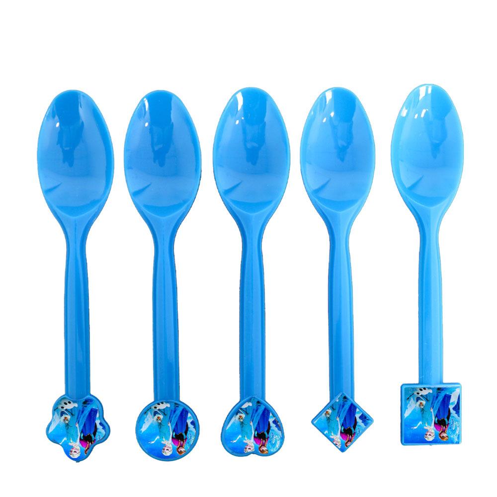 Frozen Birthday Party Supplies Disposable Cutlery Paper Plates Paper Cups Tissue Girls Birthday Party Decorations