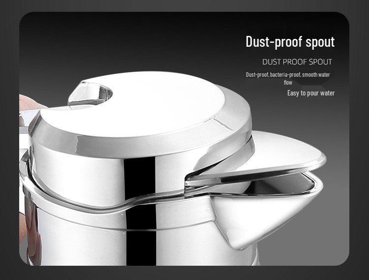 316 Stainless Steel Large Capacity Thermos Flask - Household Red Roman Kettle for Hot Water, Long-Lasting Warmth.