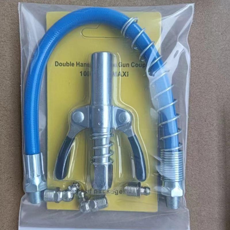 

Locking Plier Grease Nozzle Flat Tip Grease Gun Coupler Accessory for Manual Electric Pneumatic Grease Machines Heavy Duty