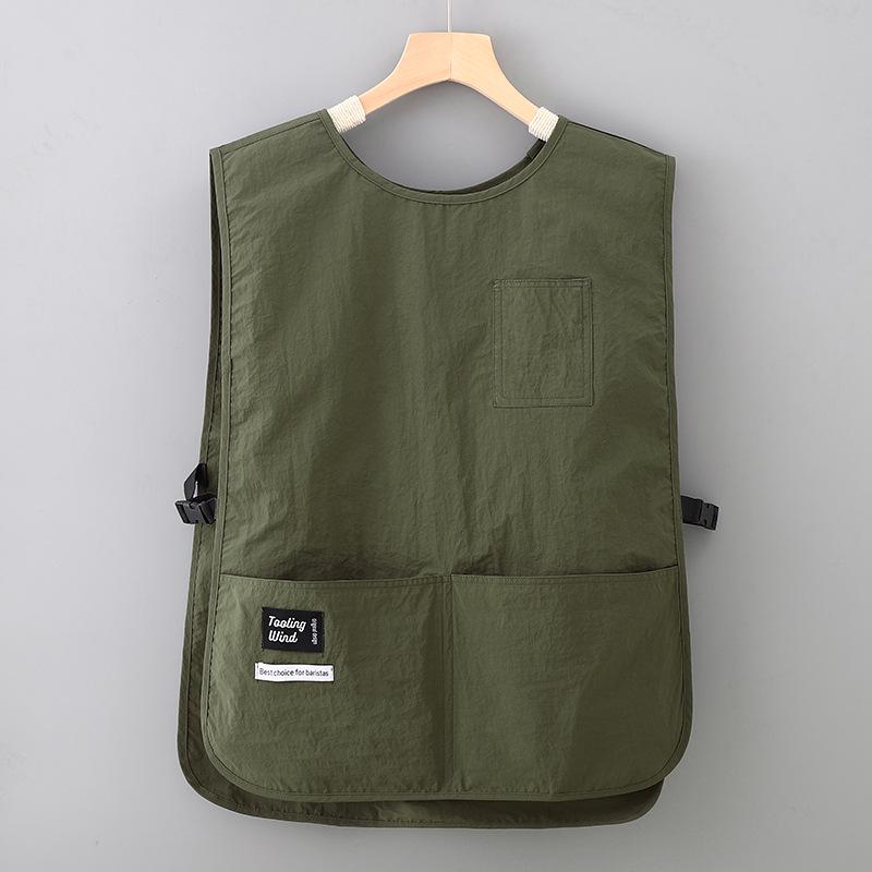 Wasserdichte, fleckenabweisende Schürze im japanischen Stil für Backen, Catering und Nageldesigner