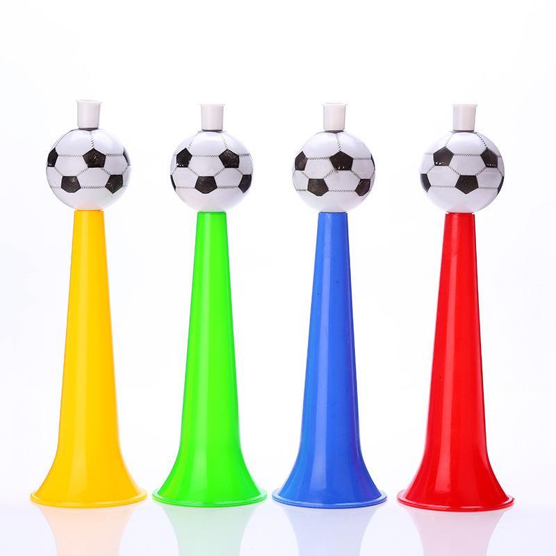 Football Fan Cheer Horn 2Pcs Portable Vuvuzela Trumpet for Sports Events Team Cheer Party