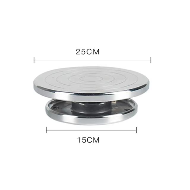 11-25cm Stainless Steel Turntable Clay Crafts Pottery Mold Accessories DIY Clay Turntable Ceramic Clay Bearings Turntable