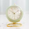 Direct Supply of Metal Creative Alarm Clock, European and American Simple Wind Arc Surface, Suspended Bracket Silent Luminous Light