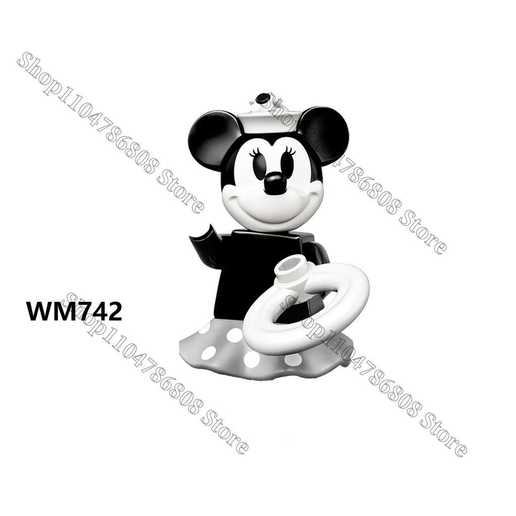 Disney building blocks Toy Zootopia Story Frozen Stitch Buzz Lightyear Kids MINI Brick set Doll toys collectible gift blocks