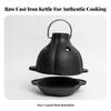 Cast Iron Garlic Roaster Heavy-Duty Versatile for Home Chefs